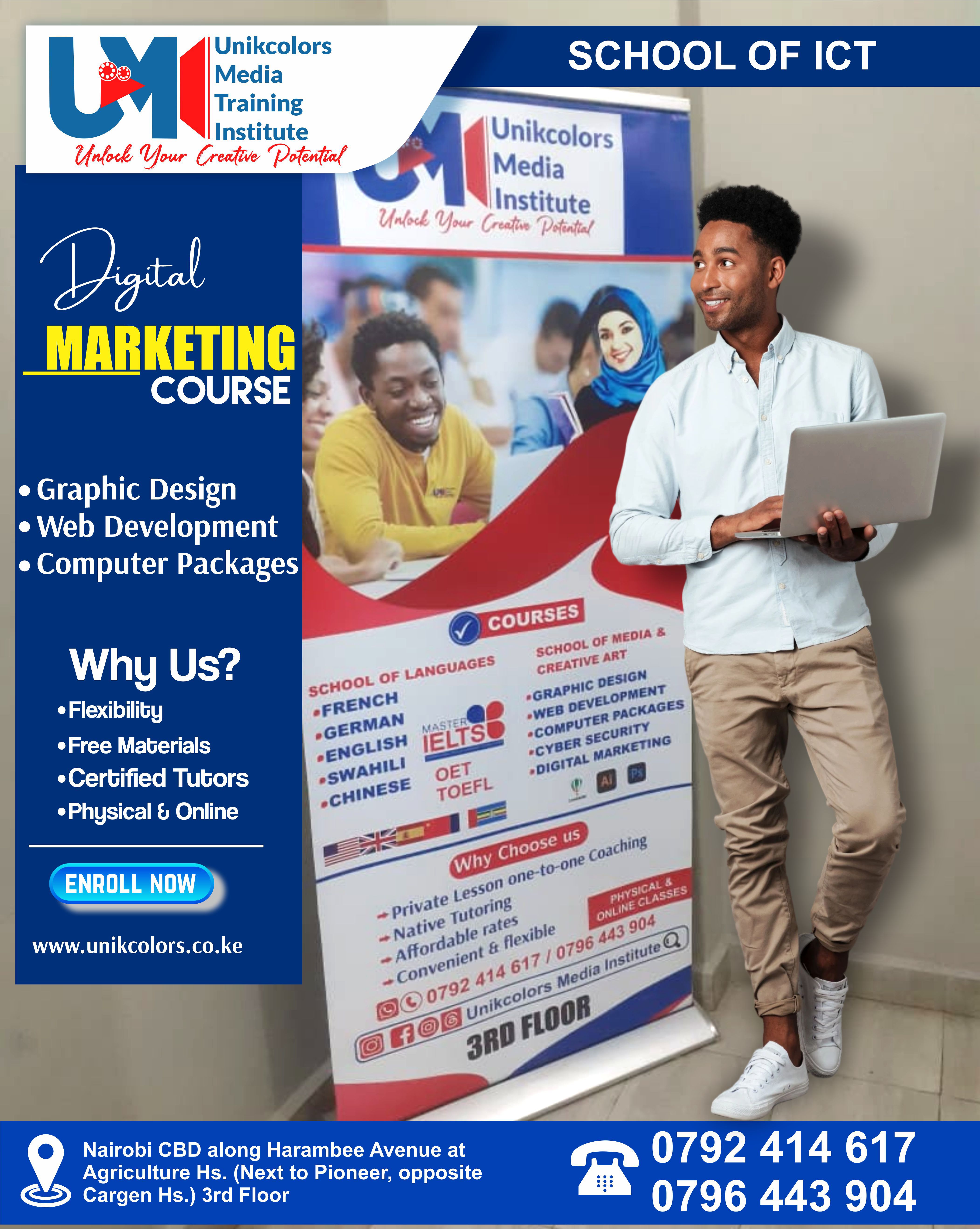 COMPUTER COURSES - DIGITAL MARKETING | GRAPHIC DESIGN | WEB DEVELOPMENT | COMPUTER PACKAGES COURSE